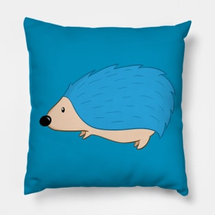 Blue Hedgehog Pillow