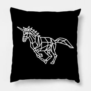 Geometric Unicorn Pillow