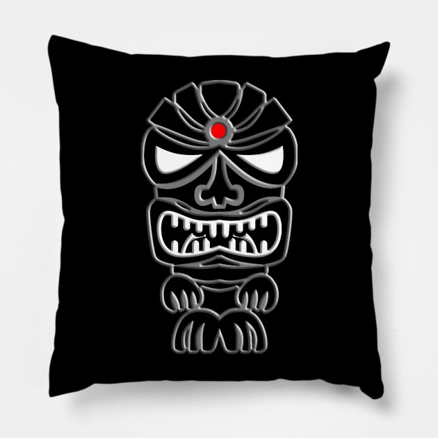 TIKI 11 Pillow by GardenOfNightmares