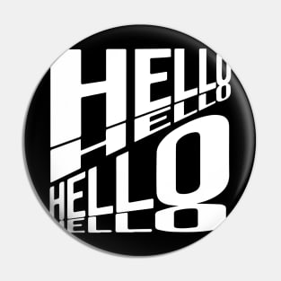 Hello Text Pin