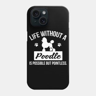 Poodle Phone Case