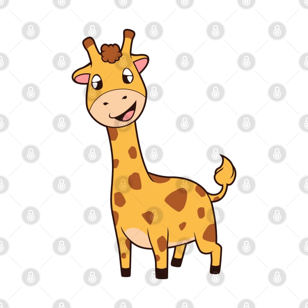 Kawaii Giraffe by Modern Medieval Design