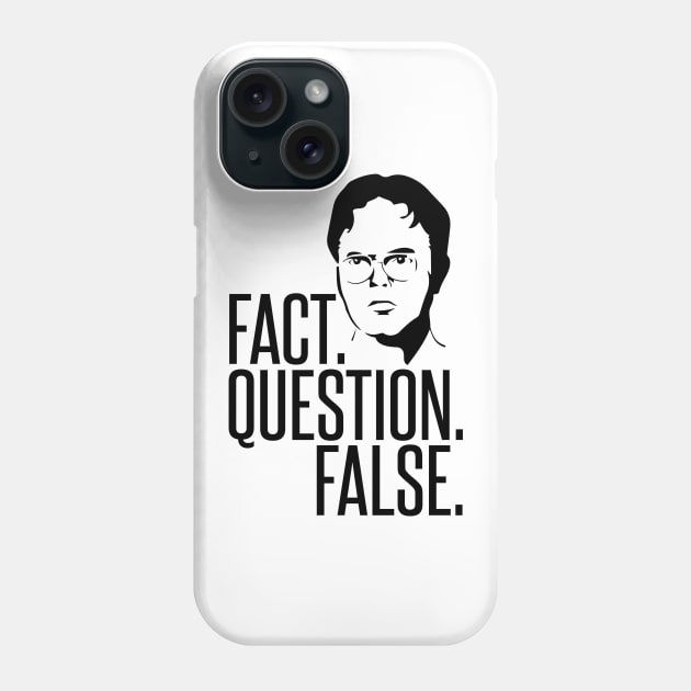 Fact Question False Phone Case by mariansar