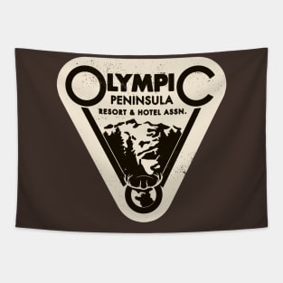 Vintage Olympic Peninsula Resort and Hotel association Tapestry