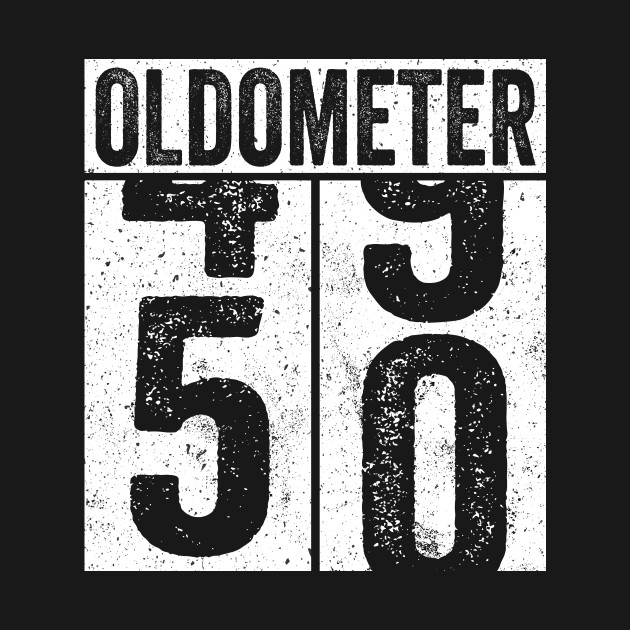 Disover 50 Years Old Oldometer - 50th Birthday - T-Shirt