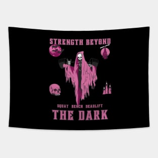 Strength Beyond The Dark. Squat. Bench. Deadlift Tapestry