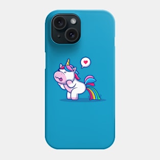 Unicorn Poop Rainbows | T Shirt Design Phone Case