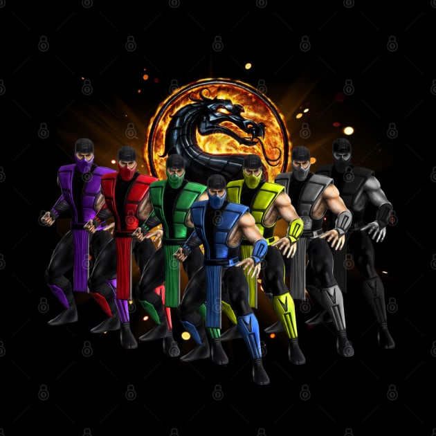 Ninja Mortal Rhapsody Kombat by Pannolinno