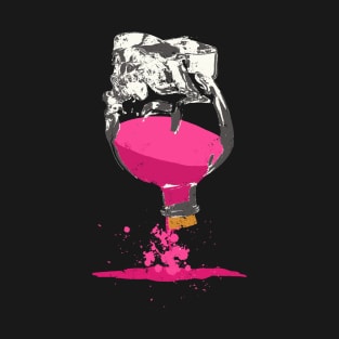 CRYSTAL SKULL WINE T-Shirt