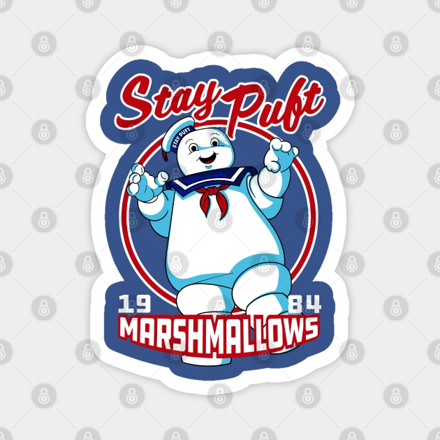 Stay Puft Marshmallows Since 1984 Magnet by Meta Cortex