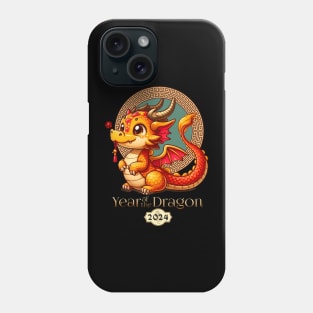 Chinese new year of the dragon 2024 Phone Case