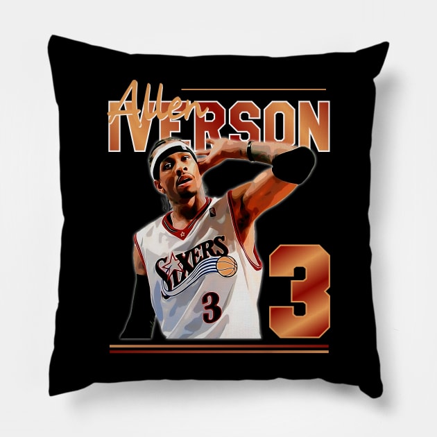 Allen Iverson | basketball player Pillow by Aloenalone