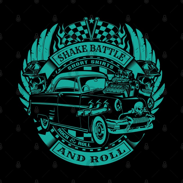 Hot Rod Grandpas T-Shirt by Benwe_Studio