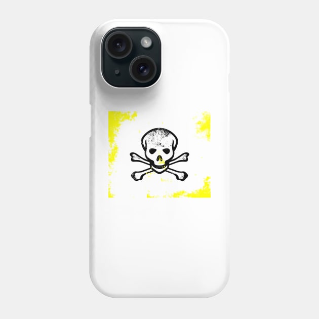 Toxic Hazard Symbol Phone Case by Polyart