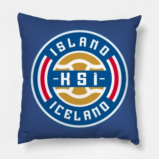 Iceland Football Pillow