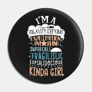 Broadway Girl Pin