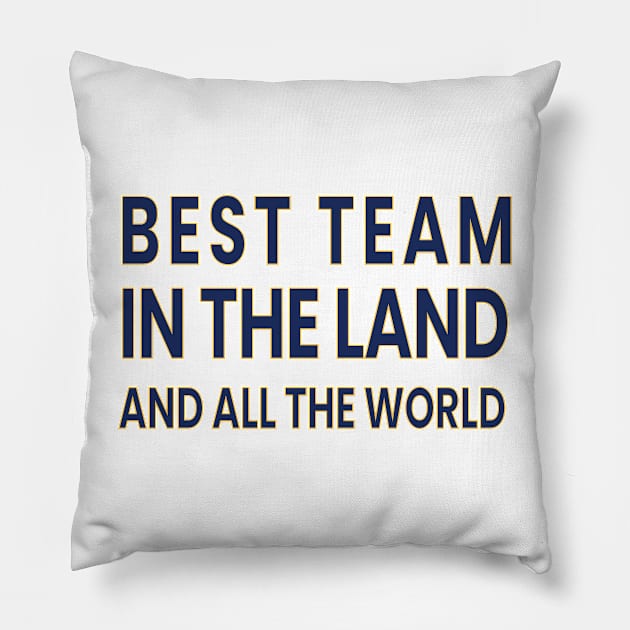 best team city till we die Pillow by Alsprey31_designmarket