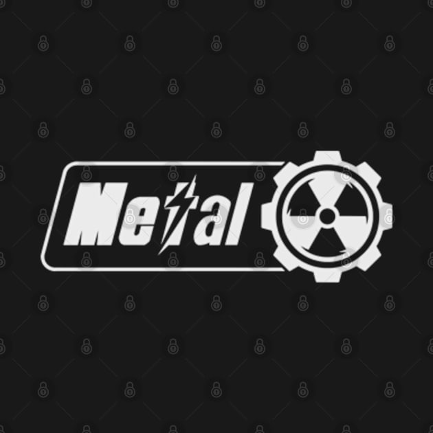 Metal Fan Nuclear Logo by Kaijester