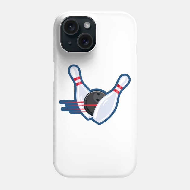 Bowling Lane Phone Case by SWON Design