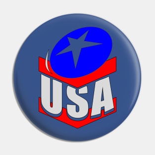 Ultimate Frisbee Flying Disc Sport Inspired Pin