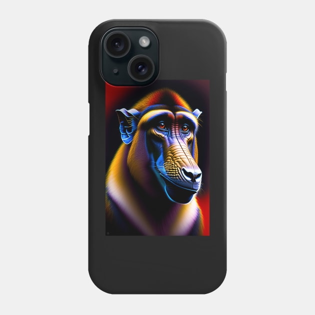 Baboon Phone Case by ArtShare
