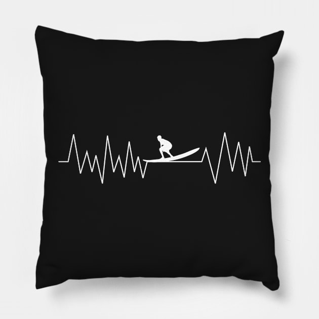 Surf Beat Pillow by AVEandLIA