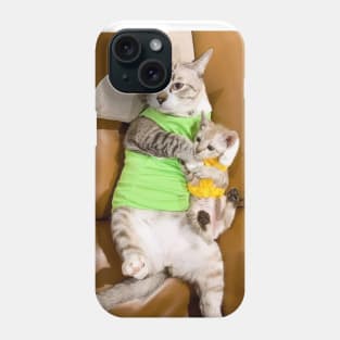 daddy cute cats Phone Case