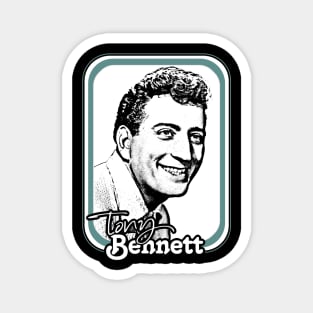 Tony Bennett / Retro Style Fan Design Magnet
