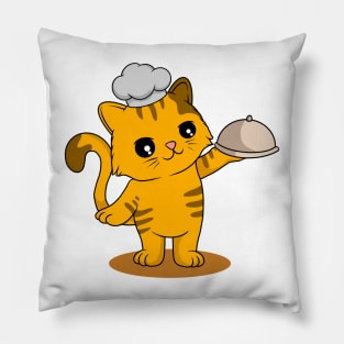 Chef cat Pillow