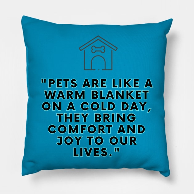 Show off your passion for pets with this awesome T-shirt design Pillow by Shop-Arts