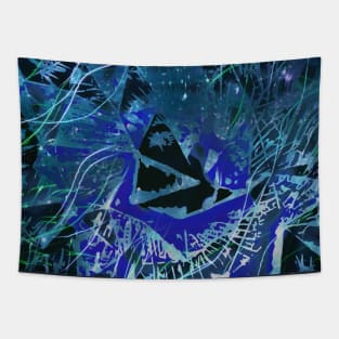 Ocean layer of depth, surreal design Tapestry