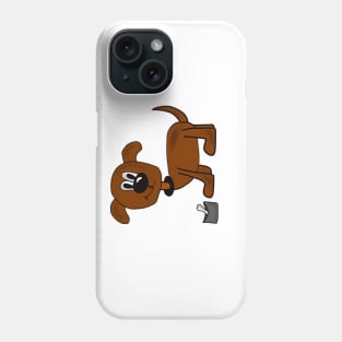 Witzige Hunde Zeichnung Phone Case