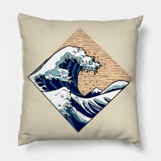 Kanagawa Wave Pillow