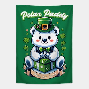 Polar Paddy: The Coolest Way to  St. Patrick's Day Tapestry