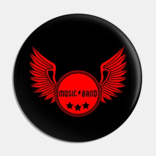 Music wing Pin