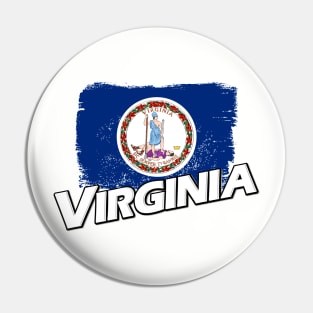 Virginia flag Pin