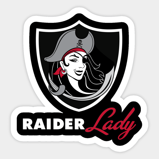 Raider Lady - Las Vegas Raiders - Sticker