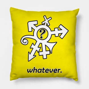 Genderqueer "Whatever" Pillow