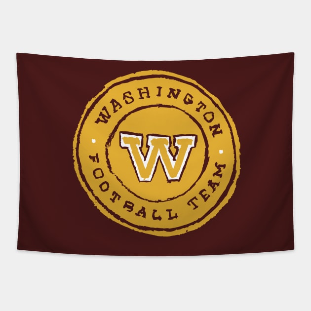 Washingtoooon Football Team 07 Tapestry by Very Simple Graph