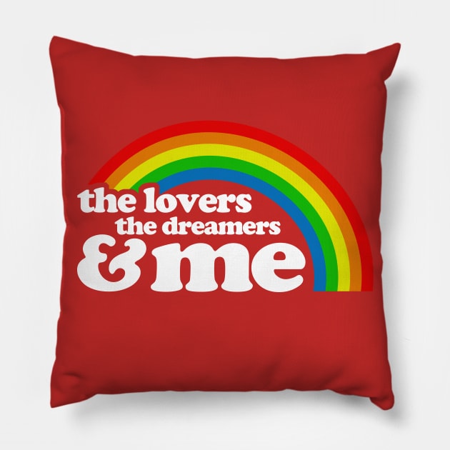 Rainbow Connection Pillow by PopCultureShirtsKJ