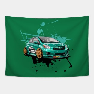 Customized Classic Cars Tapestry