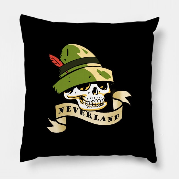 Even Peter Pan Had An Ending Pillow by Bommush Designs