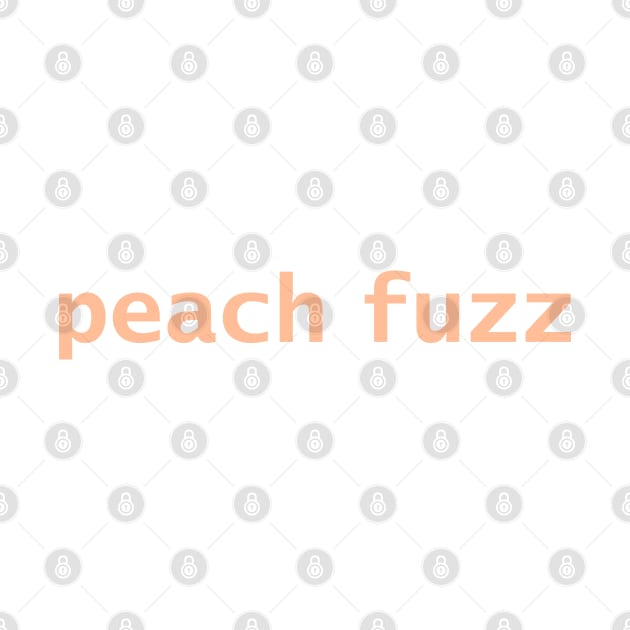 Peach Fuzz  Color of the Year 2024 by ellenhenryart