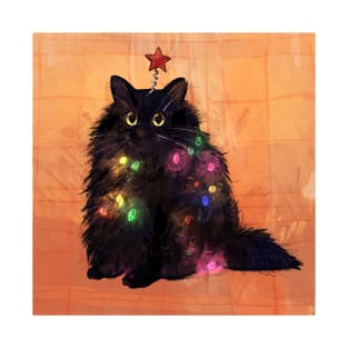 Christmas Tree Cat T-Shirt