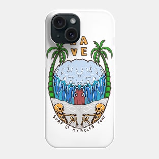 surf of my rules Phone Case