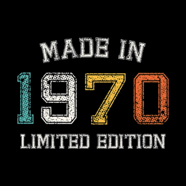 Born in 1970 Made in 1970 50th Gift by MinyMerch