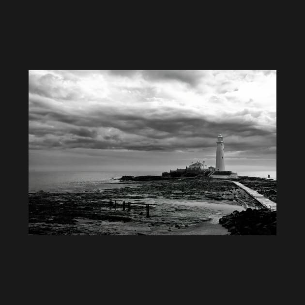 St Mary's Island Monochrome by Violaman