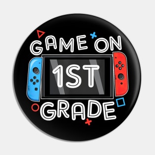 Gamer Back To School Funny Game On 1st Grade Pin