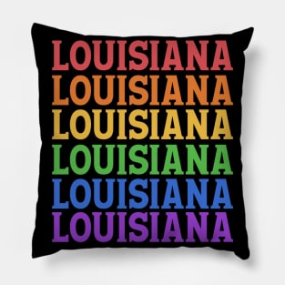 LOUISIANA COLORFUL DESTINATION Pillow