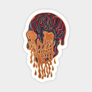 Drippy Skull Magnet